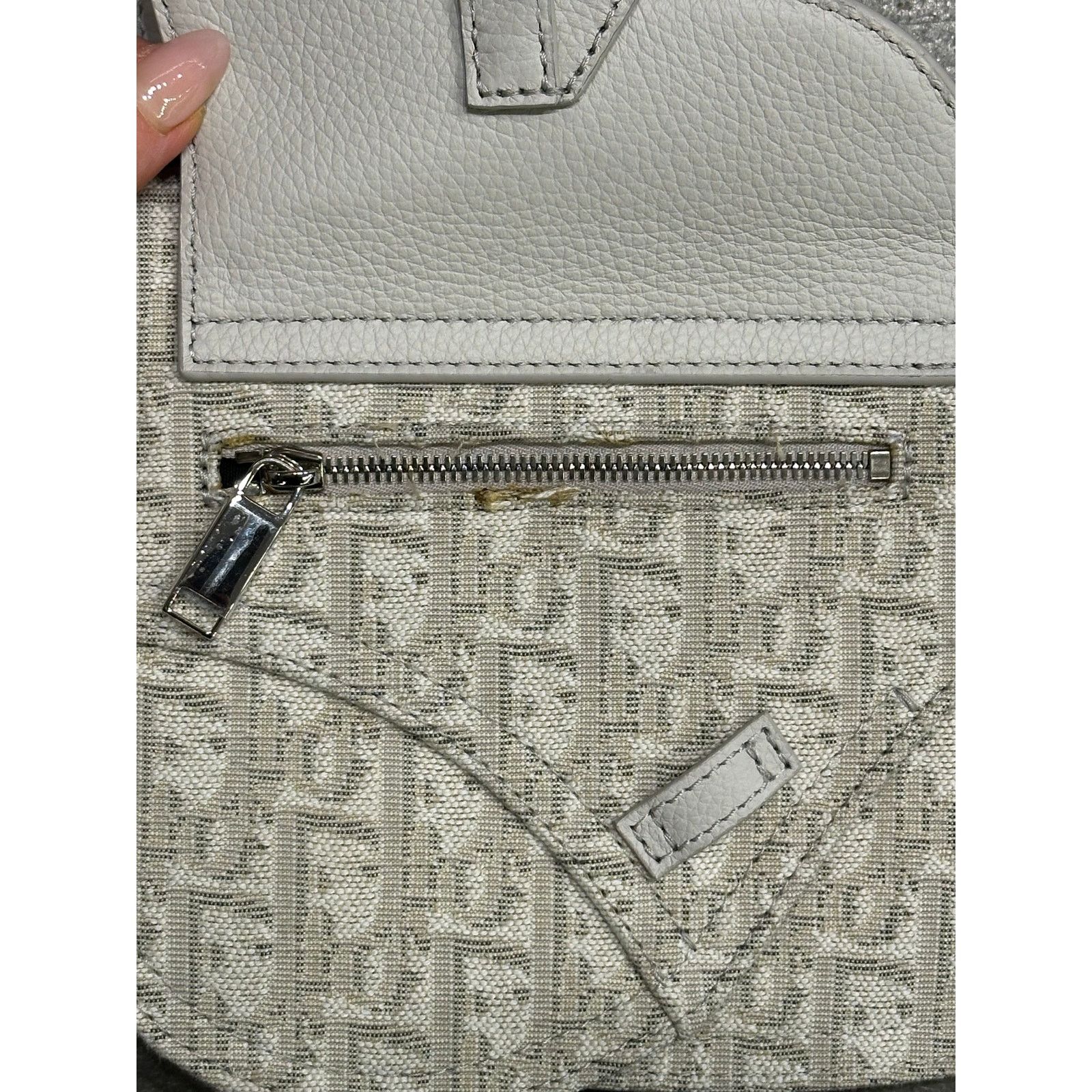 Dior 2021 Dior saddle messenger pouch in oblique jacquard Size ONE SIZE - 7 Thumbnail