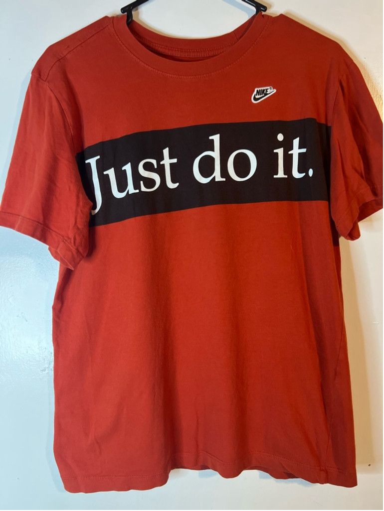 Nike Men's Nike T-Shirt Size S Red Just Do It Size US XXS / EU 40 - 1 Thumbnail