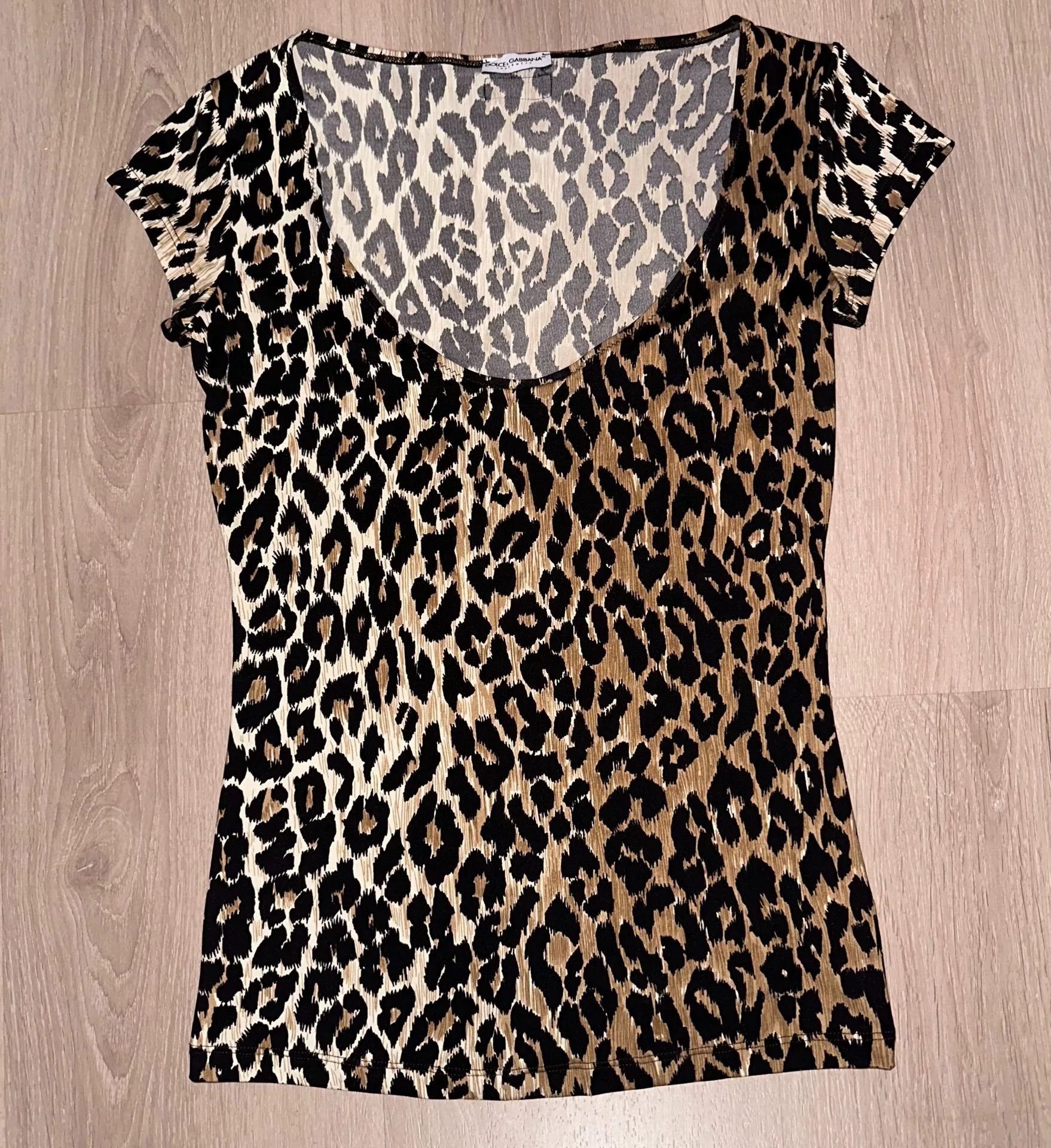 Dolce & Gabbana Dolce & Gabbana Leopard Print T-shirt Size XS / US 0-2 / IT 36-38 - 1 Thumbnail