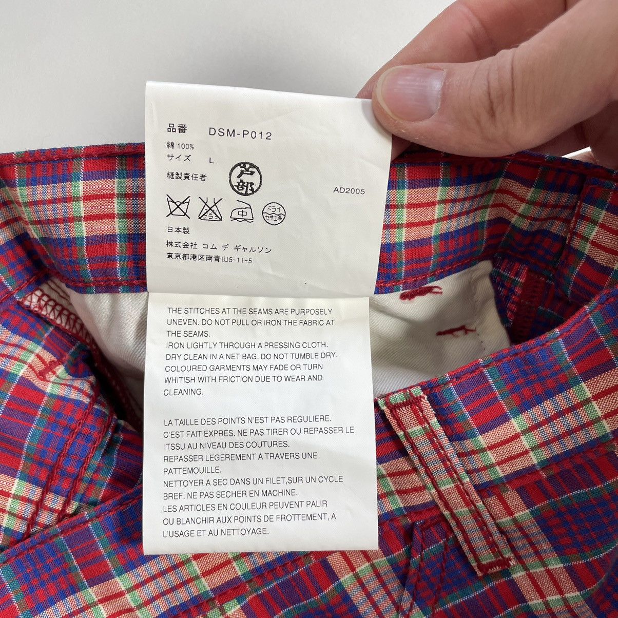 Comme des Garcons S/S 05 Punk Madras Check Flared Pants Size US 32 / EU 48 - 7 Thumbnail