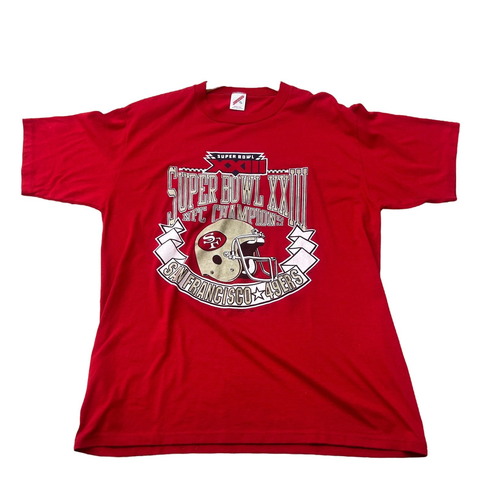 NFL 49ers Super Bowl XXIII Champs Tee Size US XL / EU 56 / 4 - 1 Thumbnail