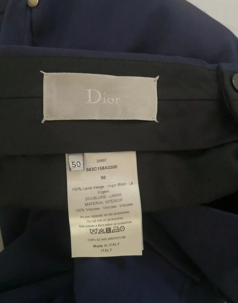 Dior Dior Workwear wool casual trousers 2504-Nextarrow Size US 34 / EU 50 - 4 Thumbnail