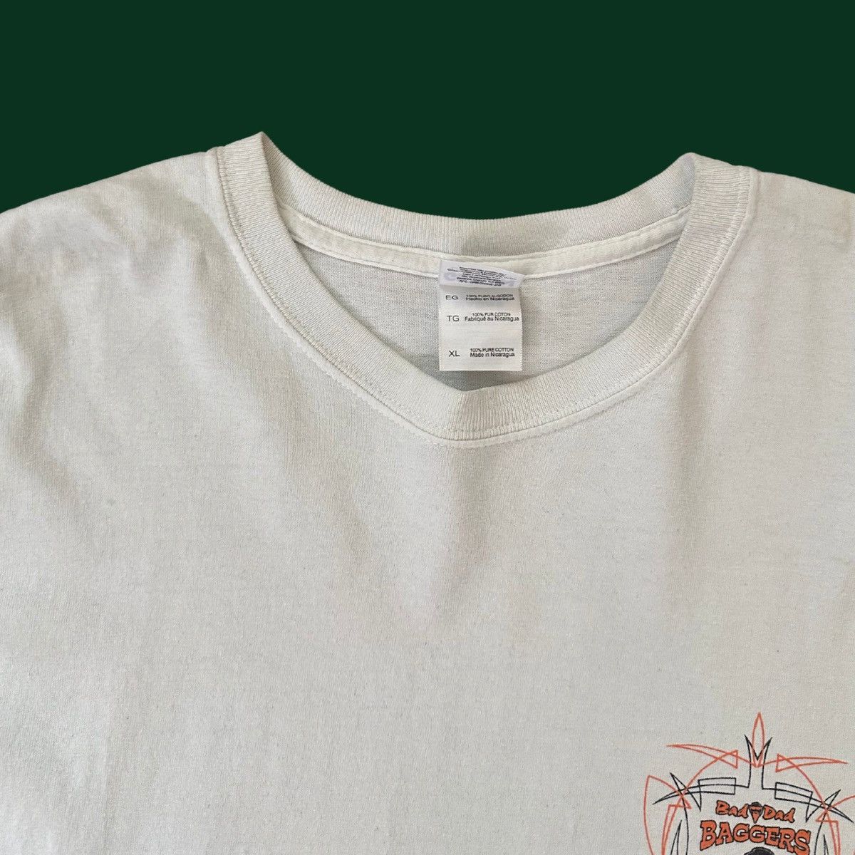 Vintage Vintage Bad Dad Baggers Motorcycle T-Shirt 🧡 Size US XL / EU 56 / 4 - 5 Thumbnail