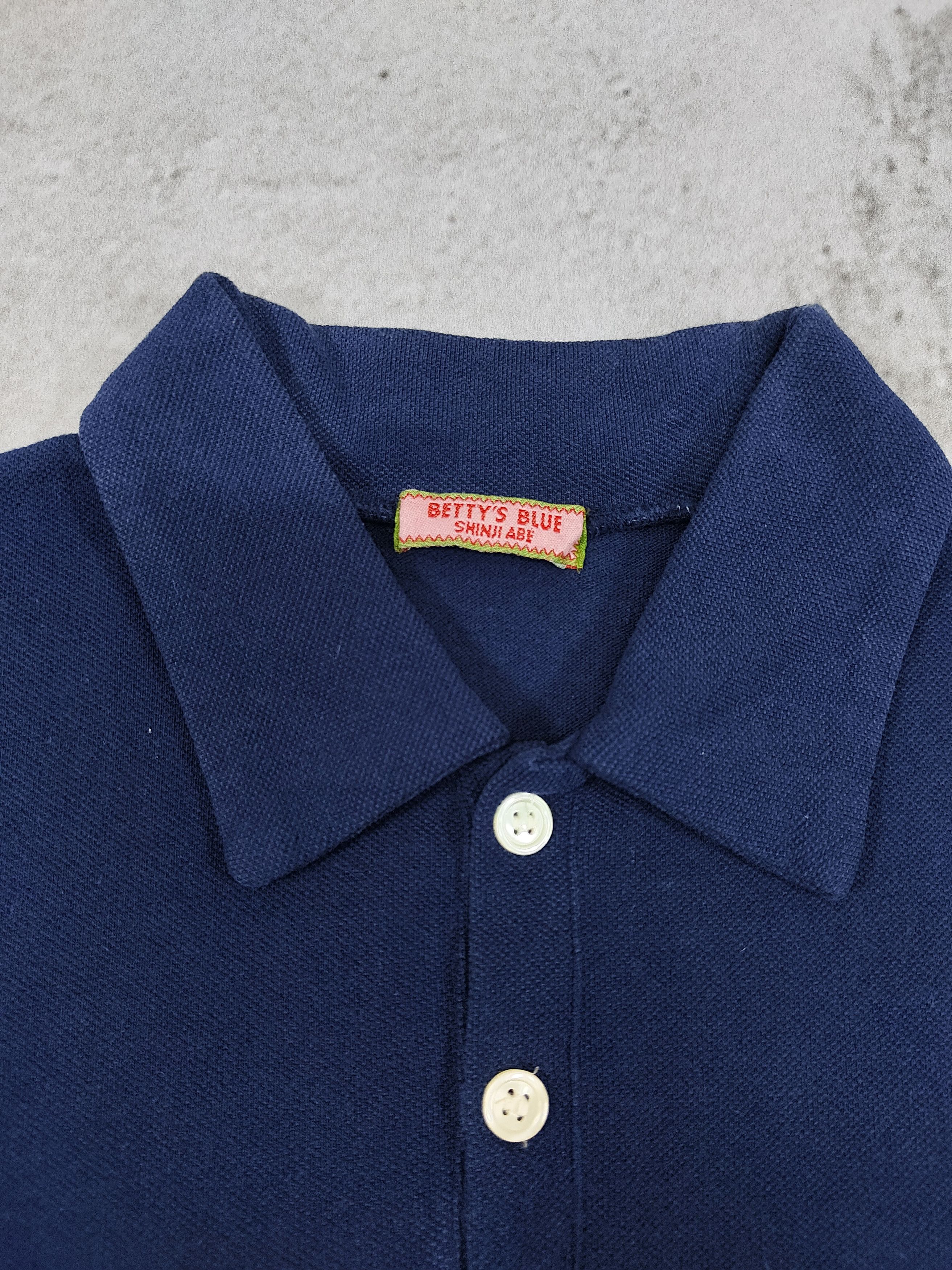 Japanese Brand 90s Betty’s Blue Shinji Abe🇯🇵 Logo Patch Retro Minimalist Size M / US 6-8 / IT 42-44 - 4 Thumbnail