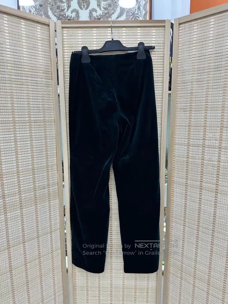 Loro Piana Loro Piana Green Velvet Pants Size 25" / US 0 / IT 36 - 2 Thumbnail