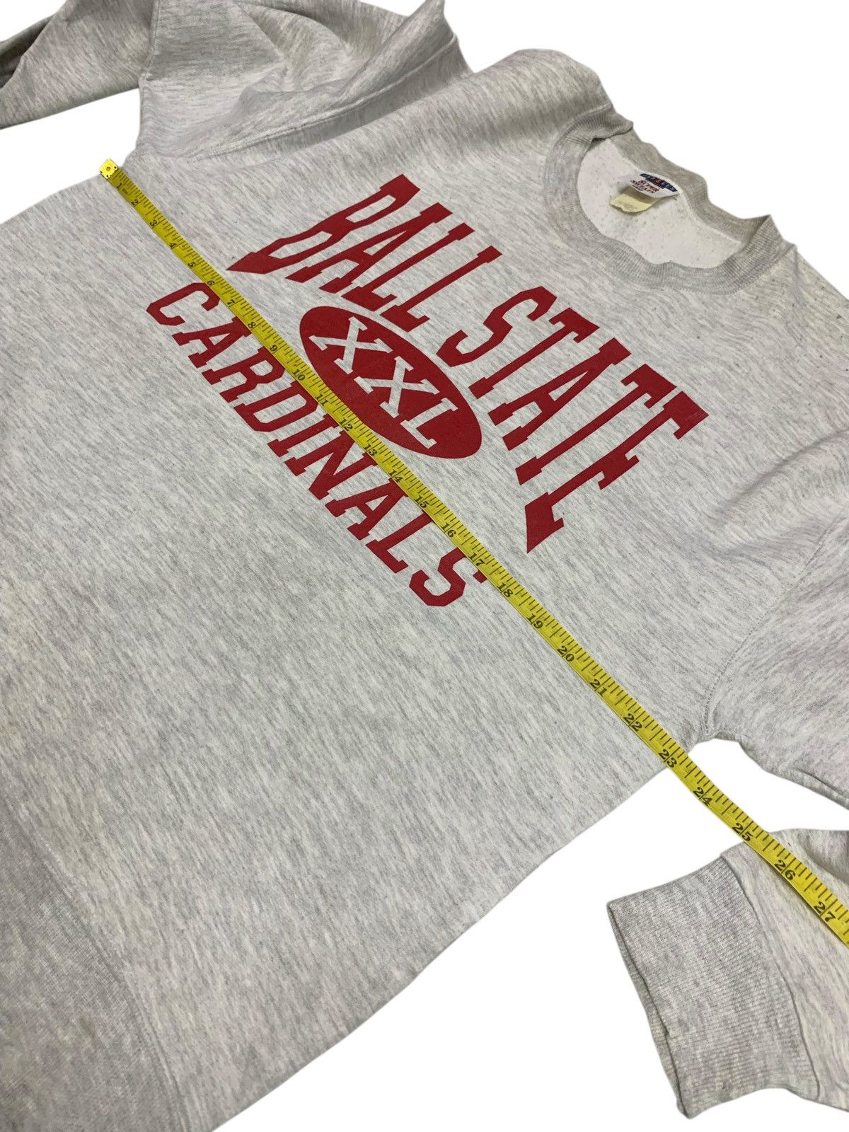 Jerzees Vintage 90's Ball State Cardinals By Jerzees Sweatshirt Size US L / EU 52-54 / 3 - 8 Thumbnail