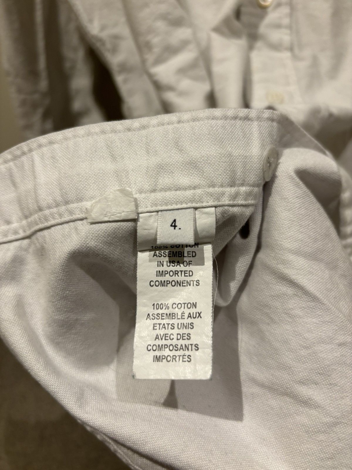 Thom Browne Thom Browne Signature Grosgrain Shirt White Size US XL / EU 56 / 4 - 4 Thumbnail