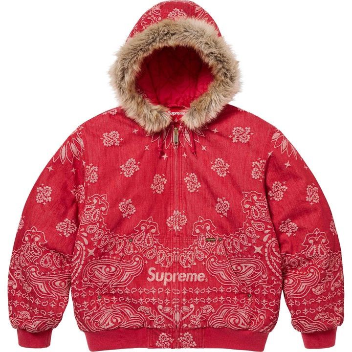 Supreme Reflective Arc Hooded Work Jacket | Grailed