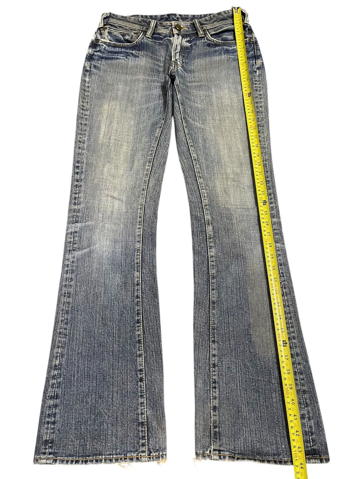 Big John Vintage Big John Blue Faded Wash Style Flare Jeans Size US 32 / EU 48 - 13 Thumbnail