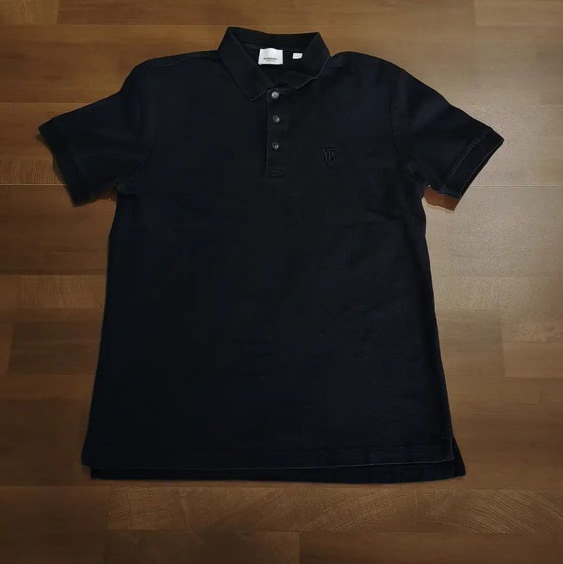 Burberry Burberry Black Cotton Men's T-Shirt Size US M / EU 48-50 / 2 - 1 Thumbnail