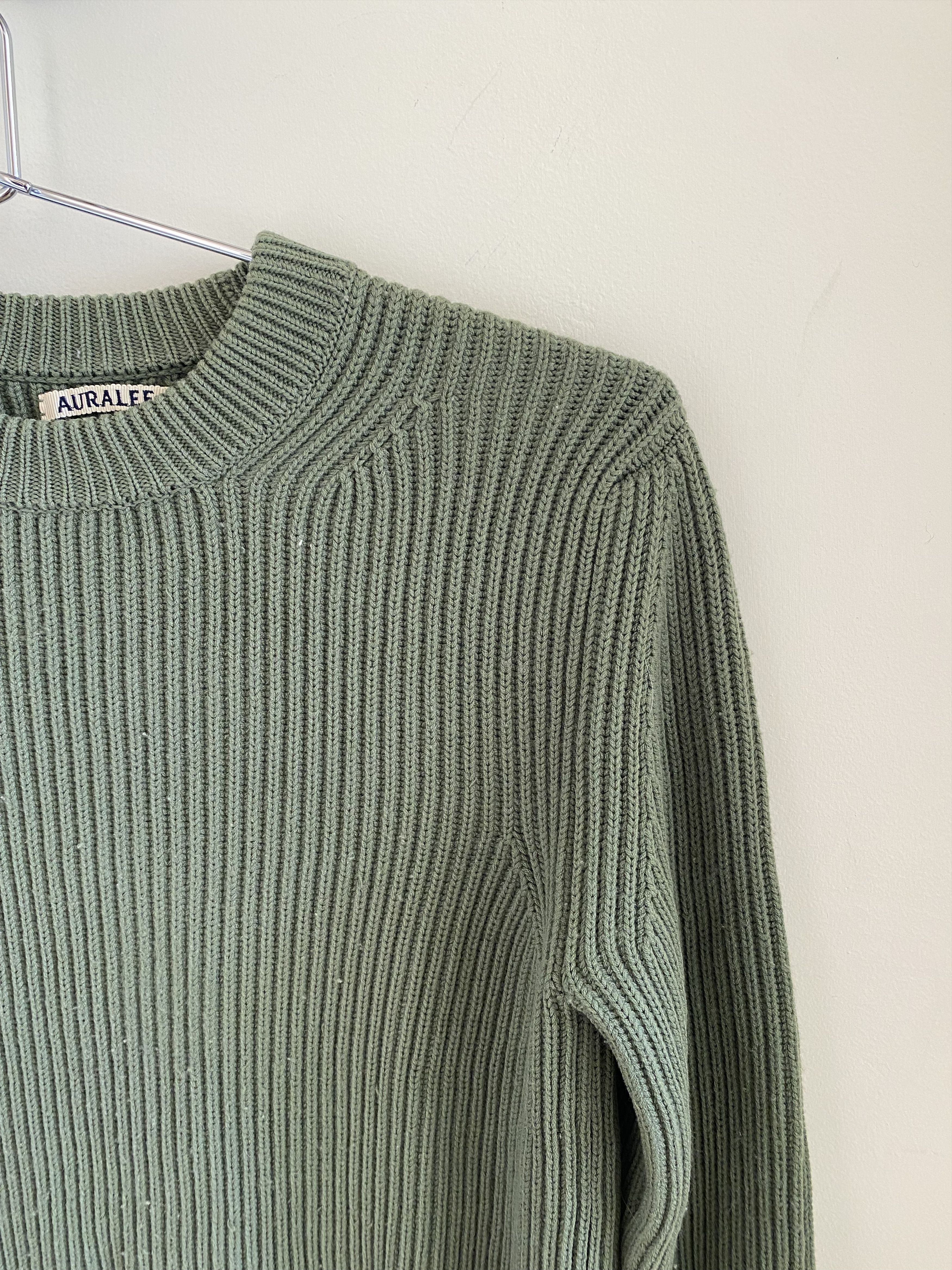 Auralee Auralee Knit Green Sweater Size S / US 4 / IT 40 - 6 Thumbnail