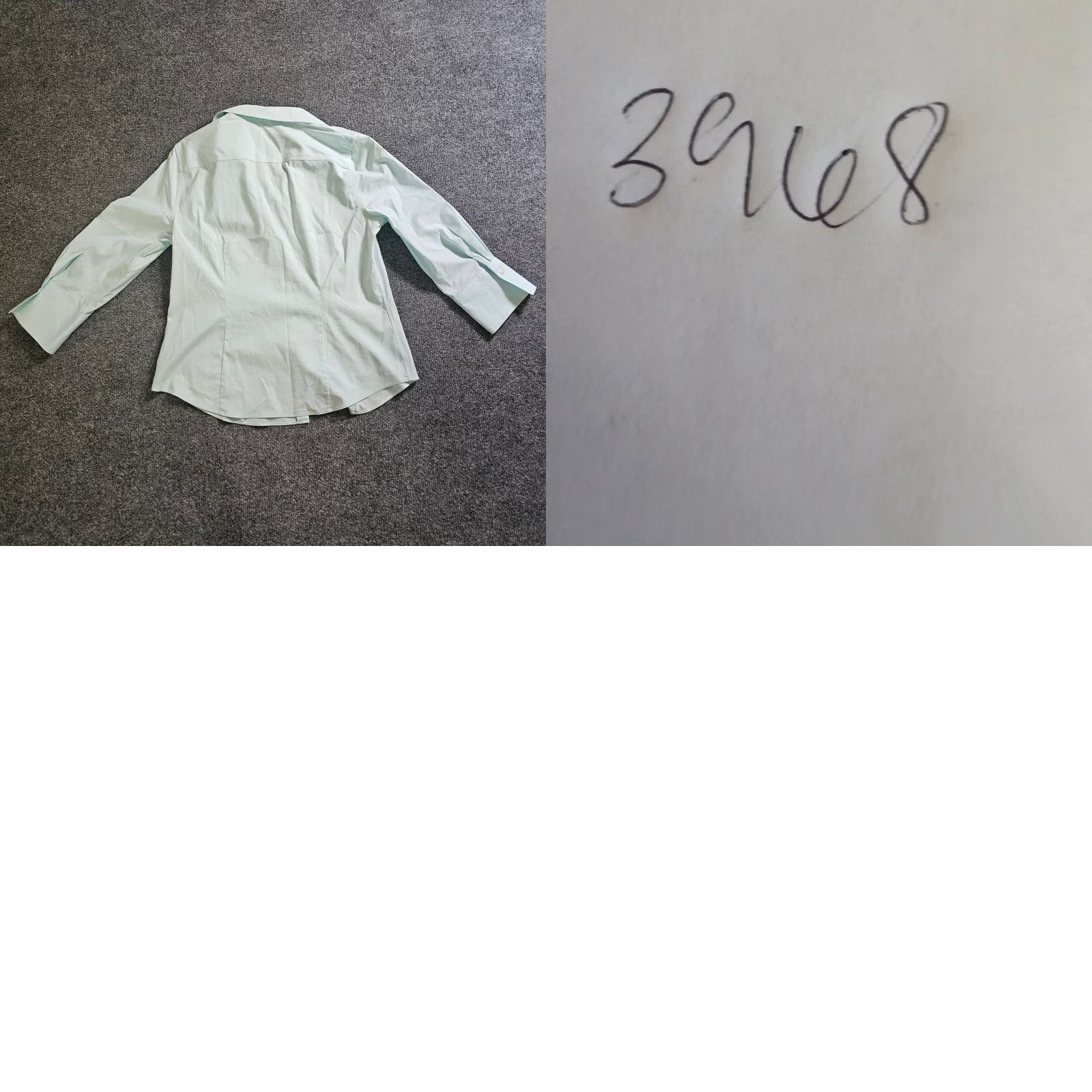 Vintage Foxcroft Top Shirt Womens 6 Petite Green Button Long Sleeve Career Basic Non-Iron Blouse / Foxcroft / 6P / Green / Petite / Women’s Size M / US 6-8 / IT 42-44 - 8 Thumbnail