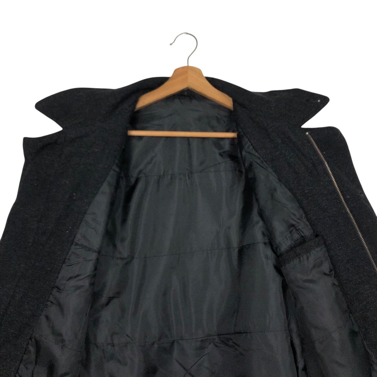 Japanese Brand 📌Vtg Wool Bomber Jacket Double Layer Unbranded Issey Miyake Size US M / EU 48-50 / 2 - 16 Thumbnail