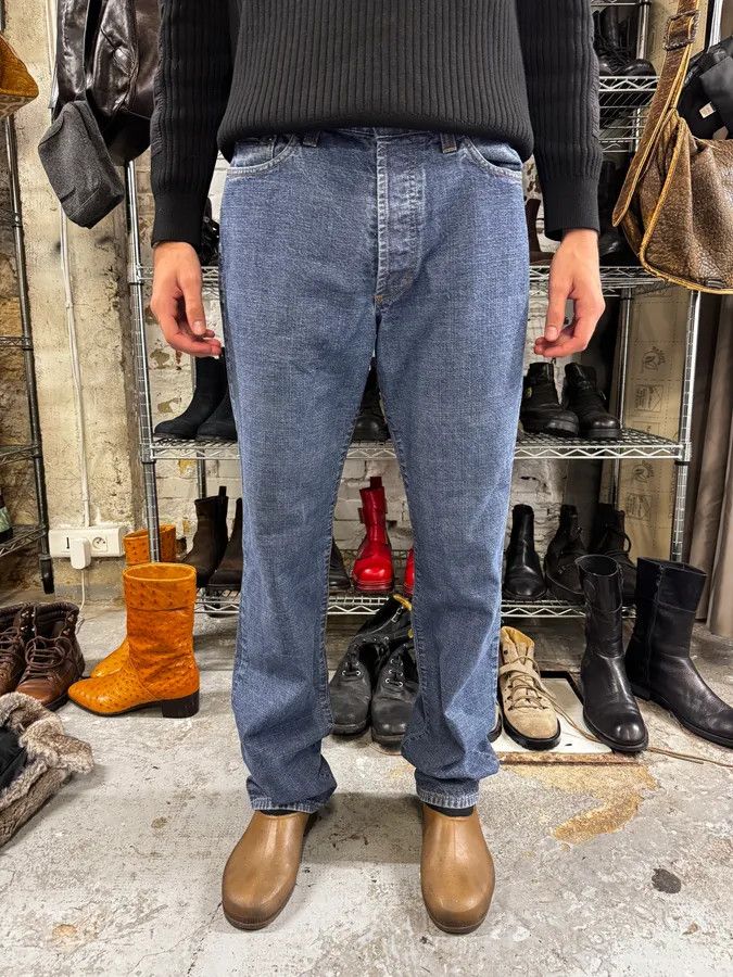 Dolce & Gabbana 2000s Dolce & Gabbana Raw Blue Denim Jeans Size US 31 - 2 Thumbnail