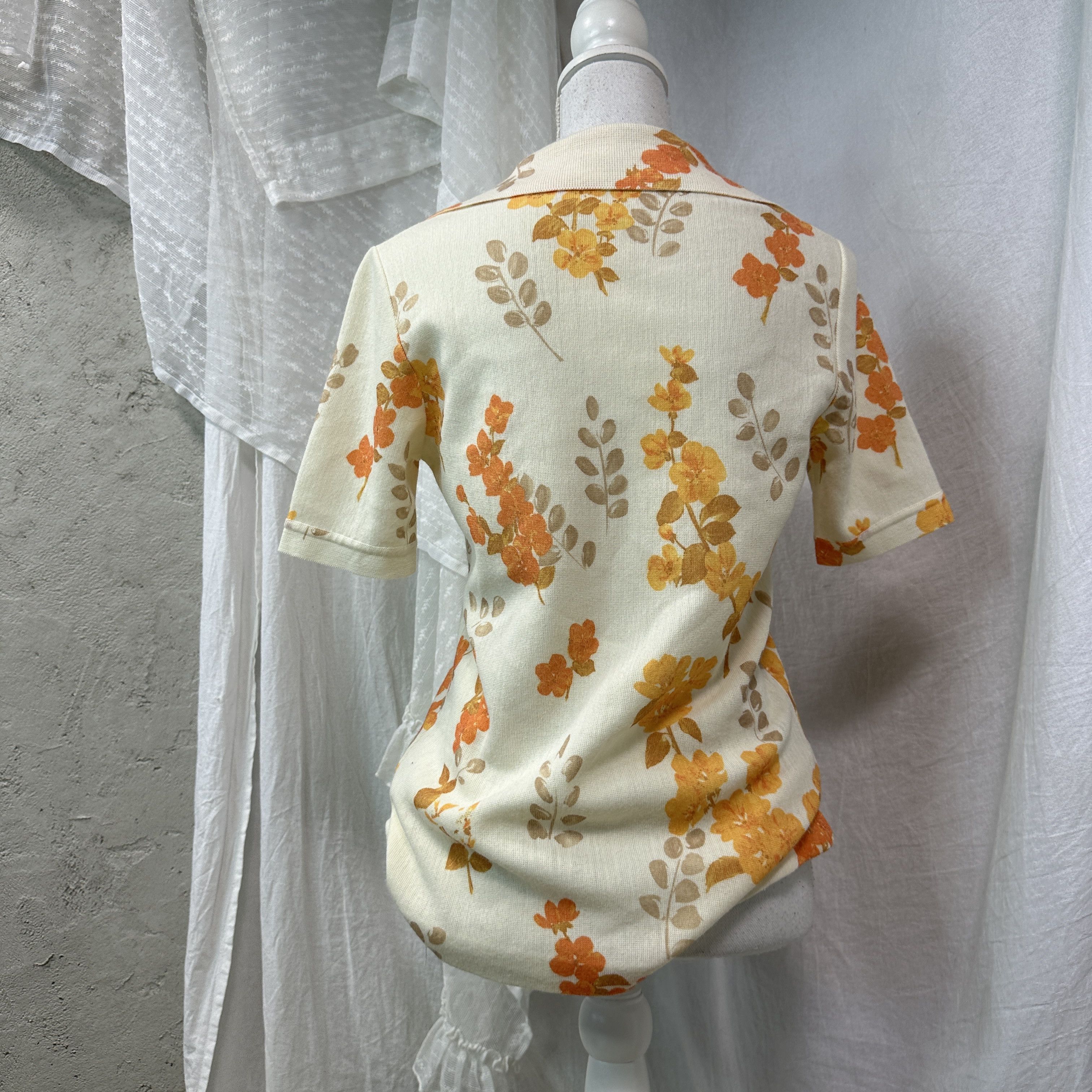 Vintage Vintage Streetwear Floral Printed Old School T-shirt 90s Size M / US 6-8 / IT 42-44 - 6 Thumbnail
