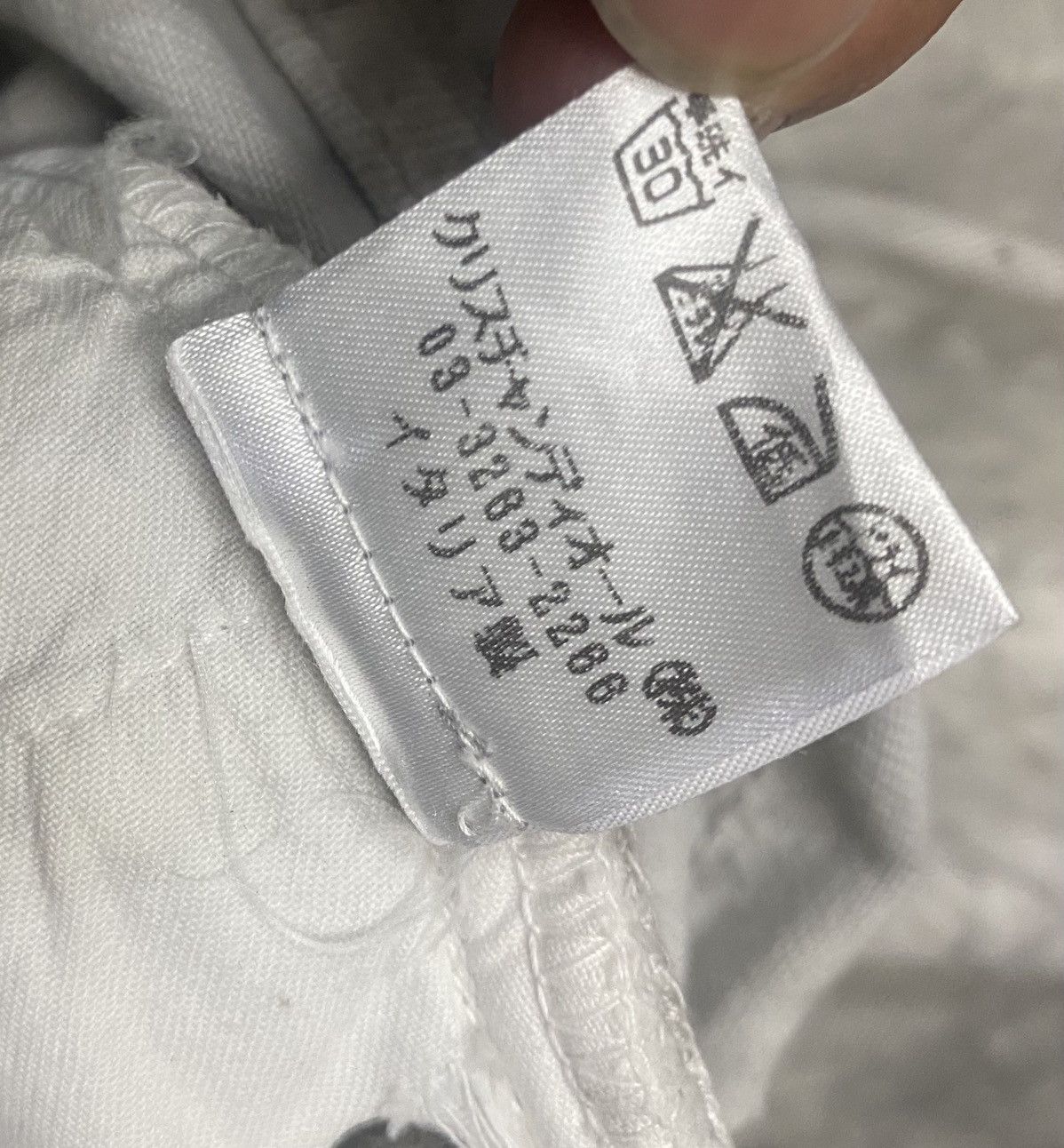 Dior RARE SS06 Dior Homme Dirty Snow Marble Denim Size US 28 / EU 44 - 19 Thumbnail