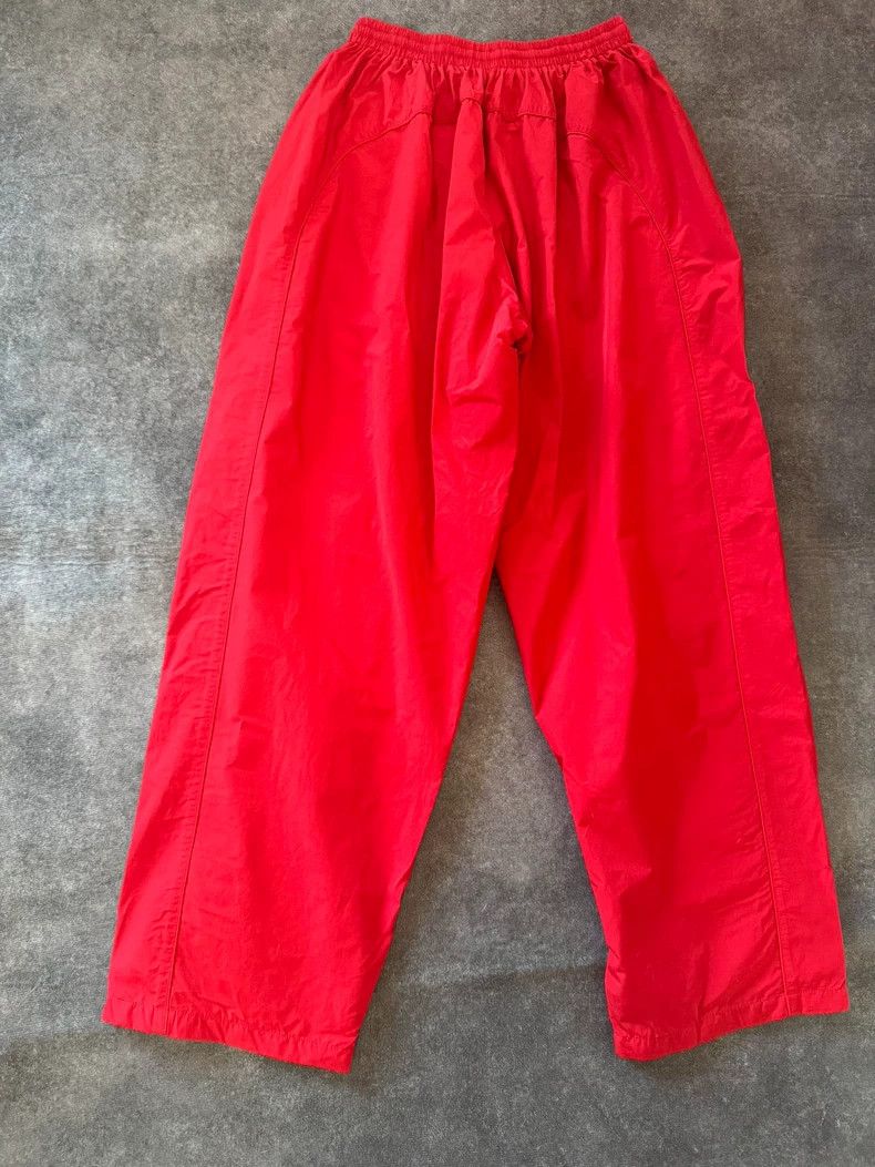 Balenciaga Balenciaga Soccer co-branded red nylon series sweatpants Size US 30 / EU 46 - 2 Thumbnail