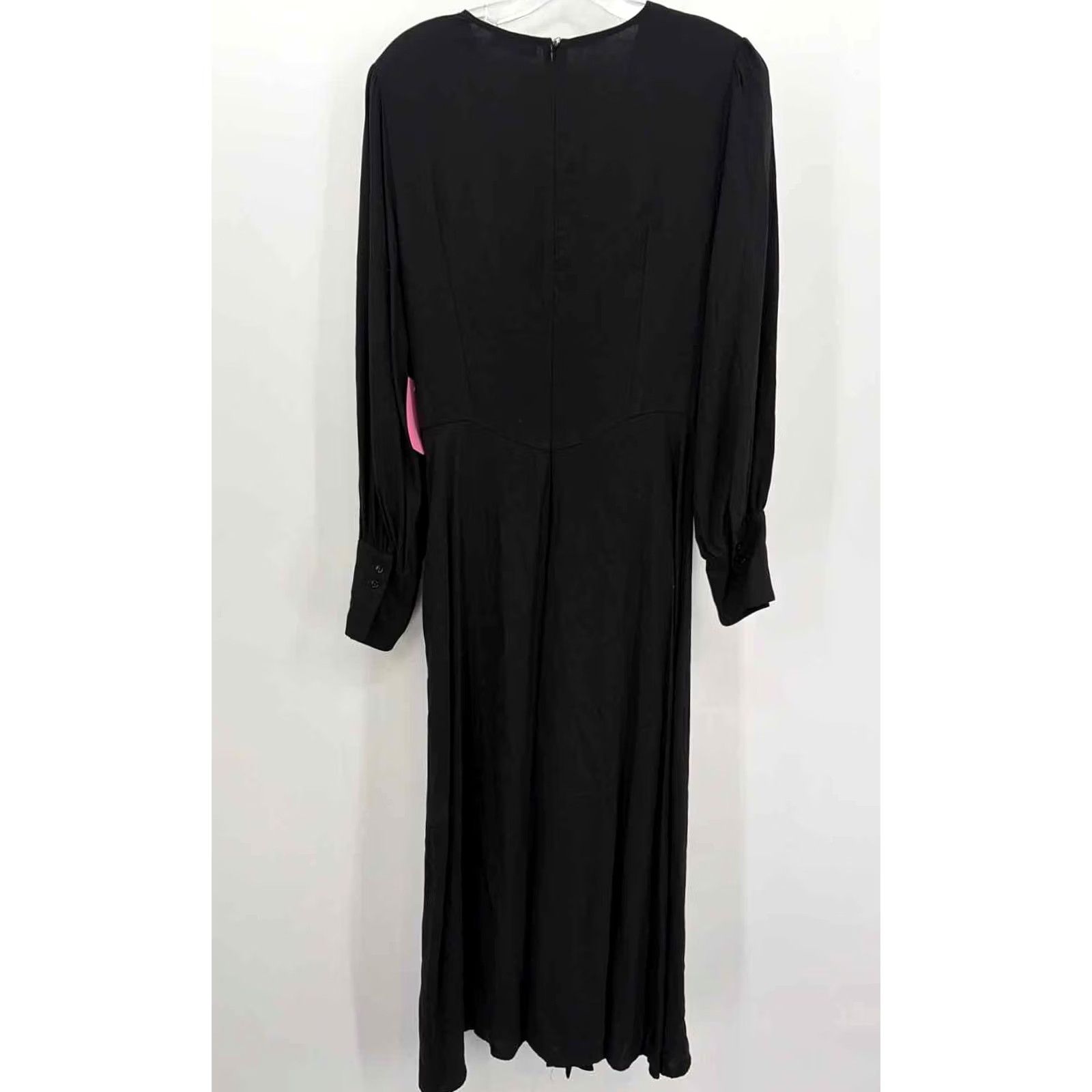 Sandro Sandro Black Knee Length Long Sleeve Dress Size 40 Regular Size S / US 4 / IT 40 - 2 Thumbnail
