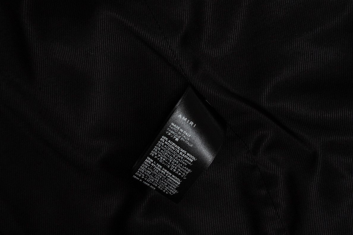 Amiri Amiri, Boucle long coat in black Size US M / EU 48-50 / 2 - 6 Thumbnail