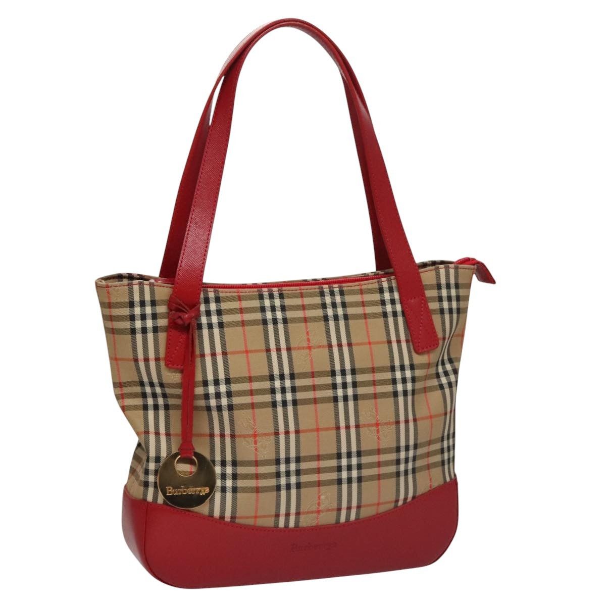 Burberry Burberry Nova Check Handbag Nova Check Canvas Size ONE SIZE - 1 Thumbnail