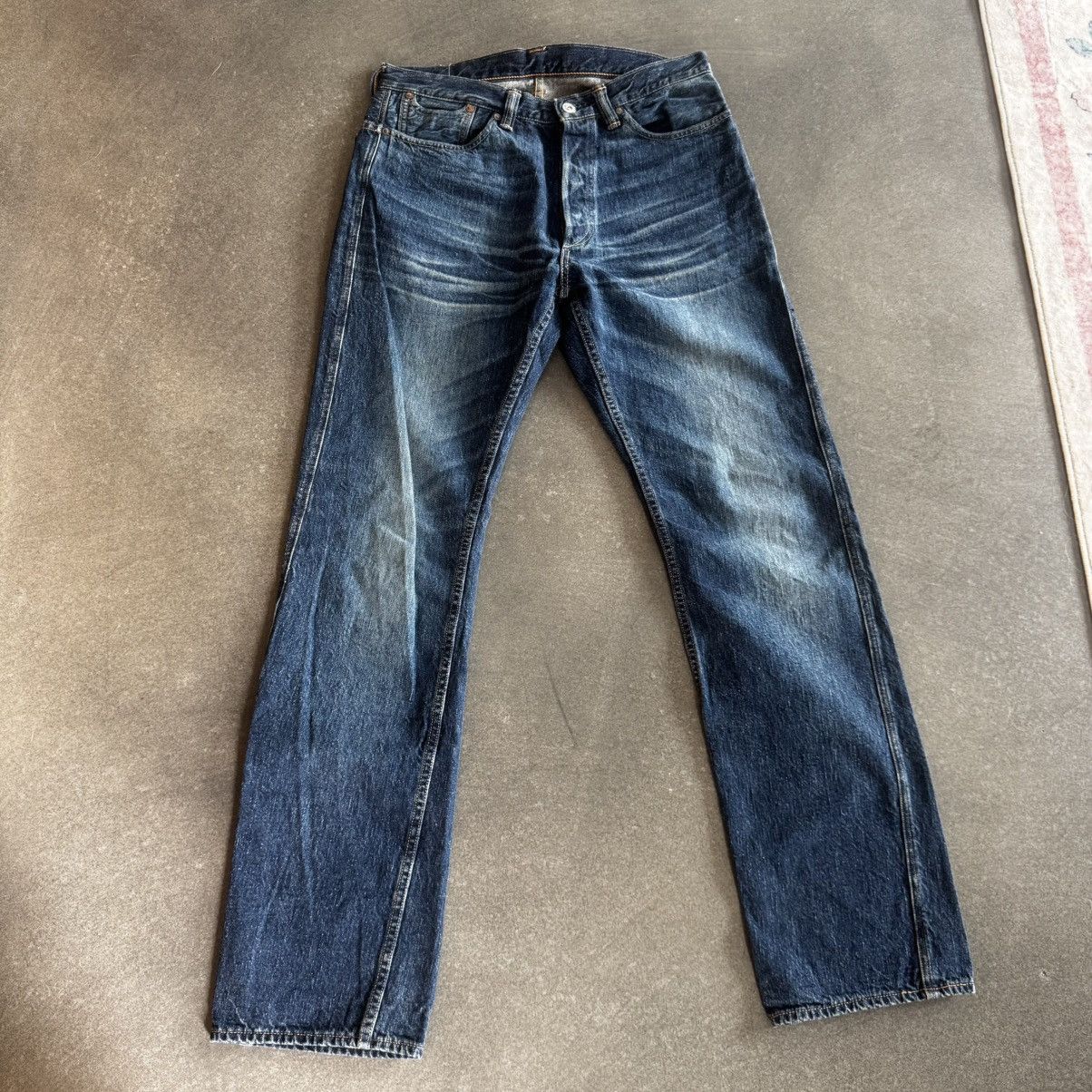 Heller's Cafe Mens hellers cafe jeans Size US 33 - 1 Thumbnail