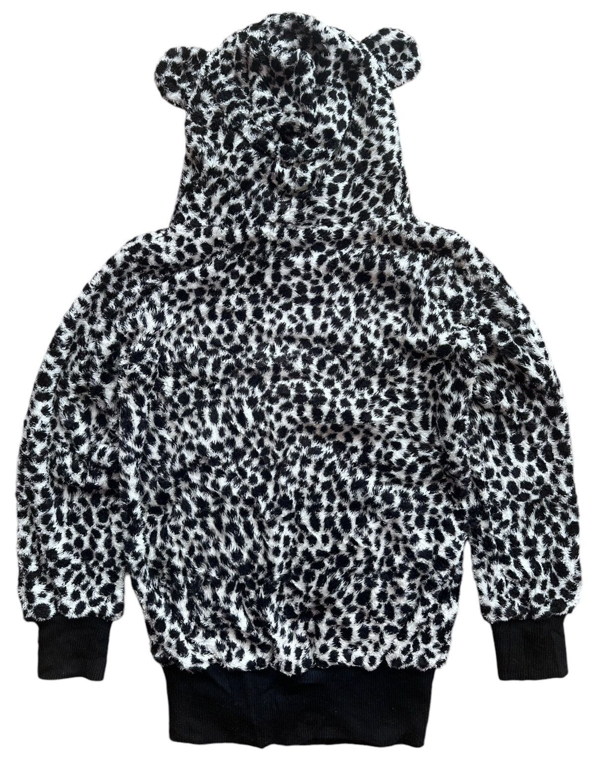 Issey Miyake RARE‼️Issey Miyake Over Lap Ear Bear Leopard Hoodie Jacket Size US S / EU 44-46 / 1 - 3 Thumbnail