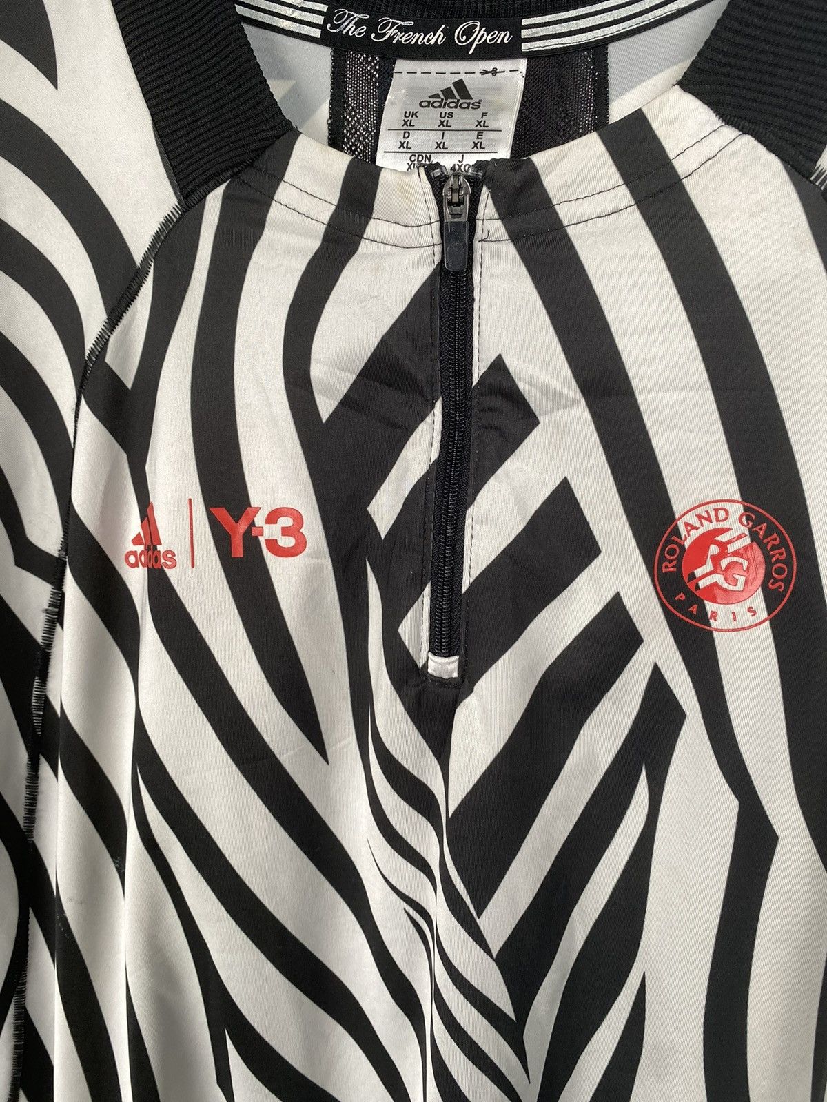 Adidas × Y-3 × Yohji Yamamoto Y-3 Yohji Yamamoto Tennis French Open Jersey Roland Garros Size US XL / EU 56 / 4 - 5 Thumbnail