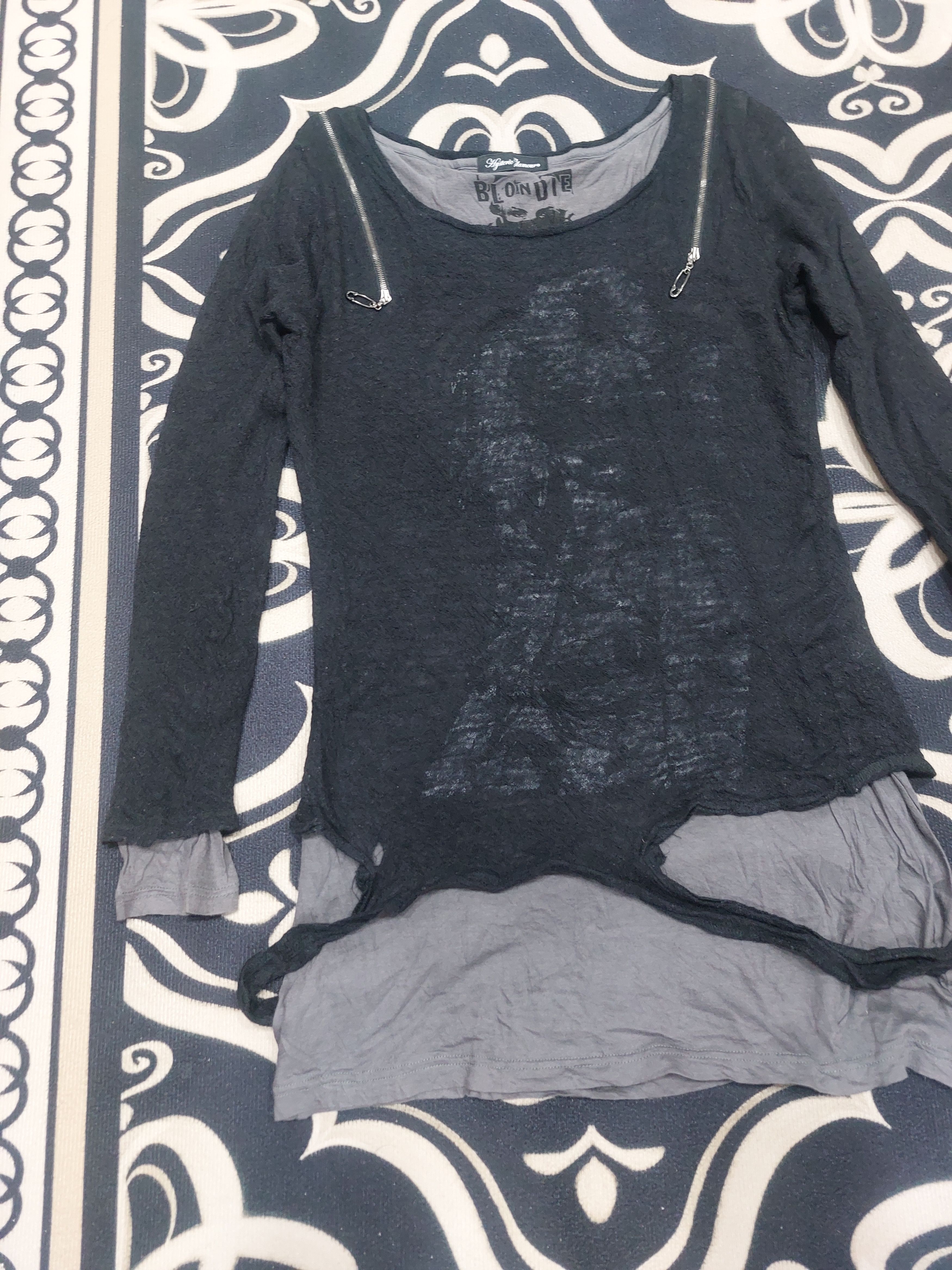 Hysteric Glamour I GOT NASTY HABIT 2010 DAISY'S MISTRESS DISTRESSED DESIGN T Size S / US 4 / IT 40 - 5 Thumbnail