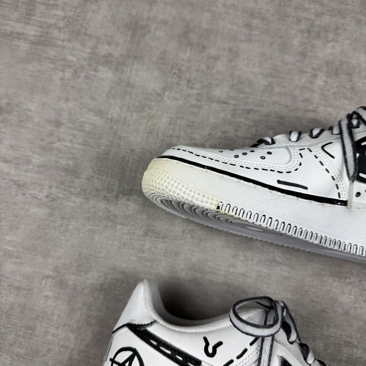 Nike Custom Painted Nike Air Force 1 Size US 6.5 / EU 39-40 - 4 Thumbnail