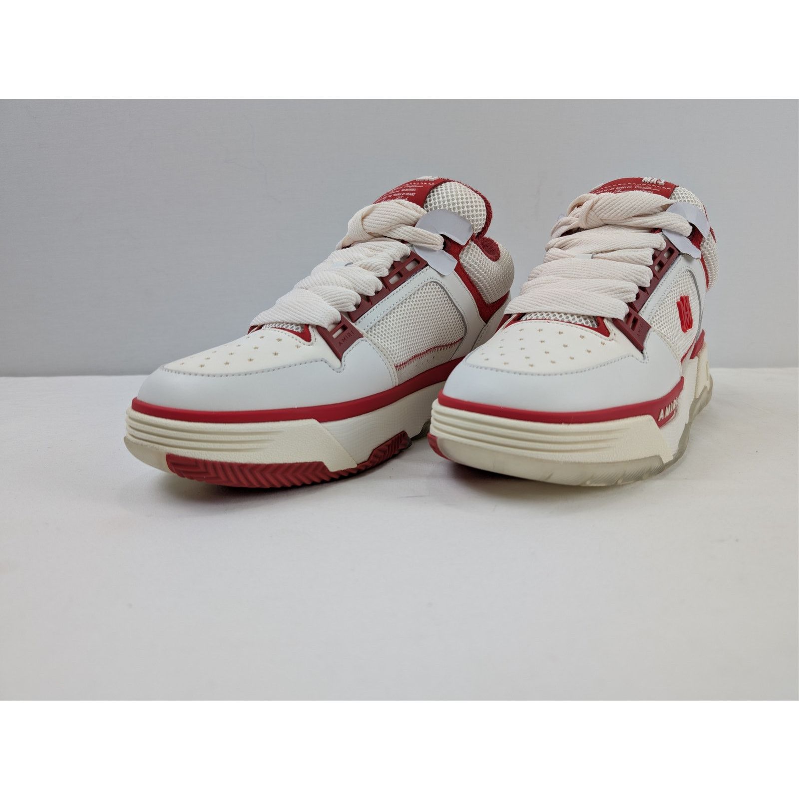 Amiri o1rshd1 Q:3 / MA-1 Low Top Sneakers in Red/White 44 Size US 11 / EU 44 - 8 Thumbnail