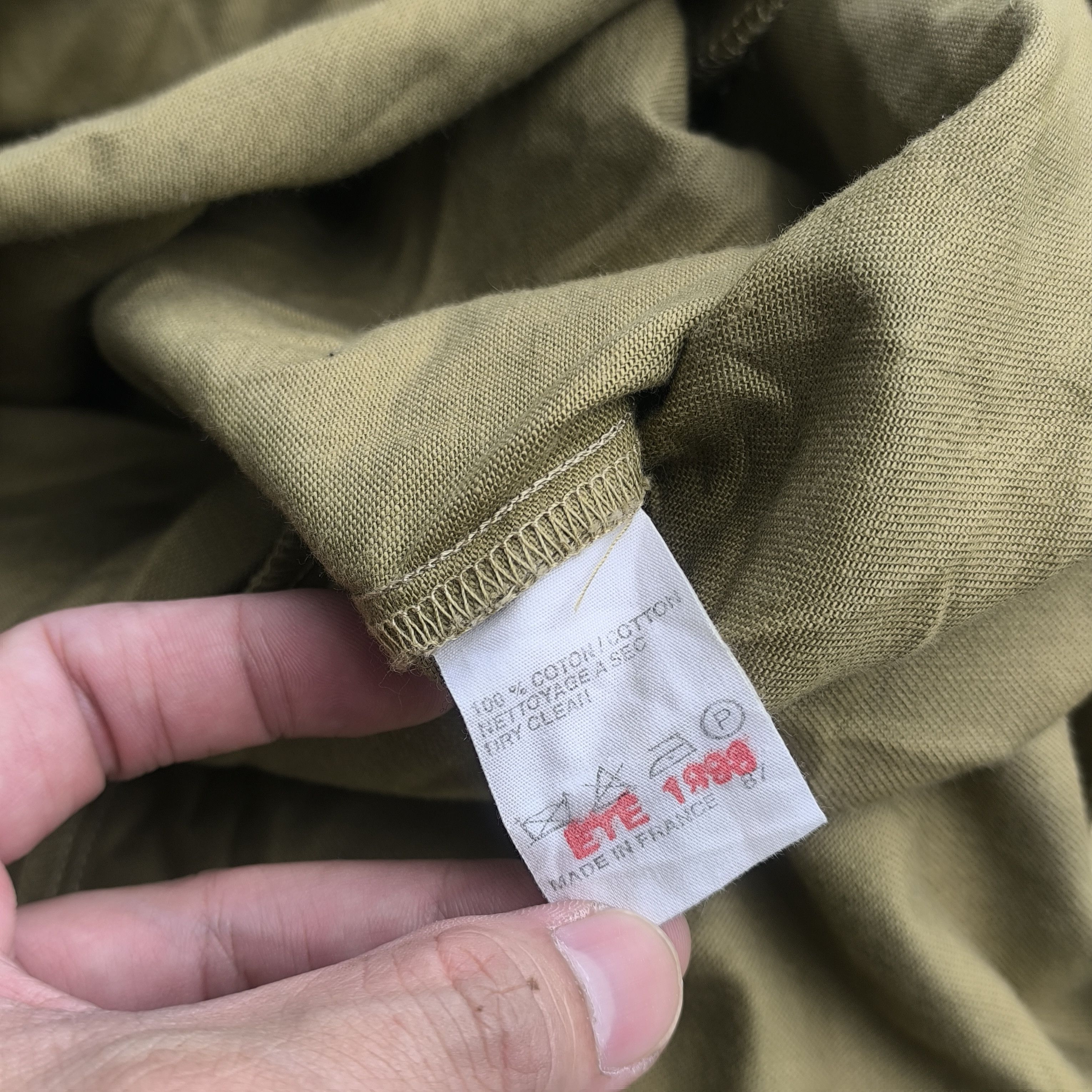A.P.C. 90s vintage APC MILITARY SHIRT made in FRANCE Size US S / EU 44-46 / 1 - 4 Thumbnail