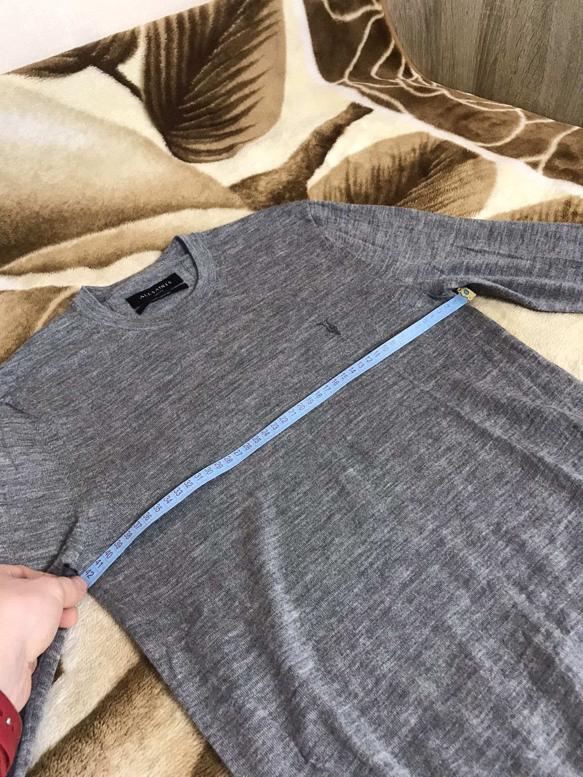 Allsaints 🔥 Allsaints Mode Merino Crew Ramskull Sweater Pullover Logo Size US S / EU 44-46 / 1 - 6 Thumbnail