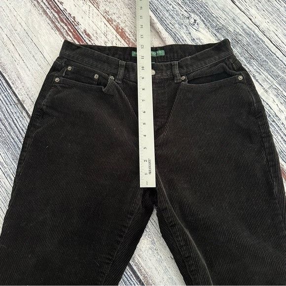 Lauren Ralph Lauren Vintage Lauren Ralph Lauren Black Corduroy Straight Leg Pant Size 30" / US 8 / IT 44 - 8 Thumbnail