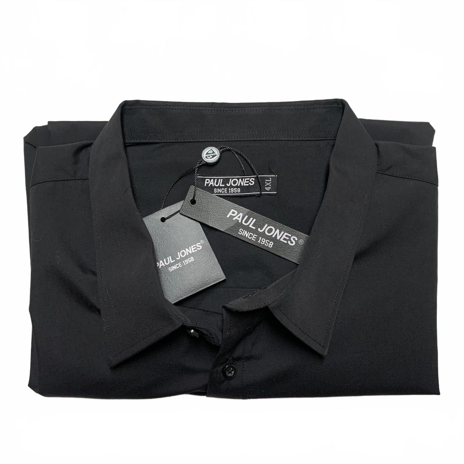 Other Paul Jones Men's 4XL Black Long Sleeve Button Shirt Size US XXL / EU 58 / 5 - 1 Thumbnail