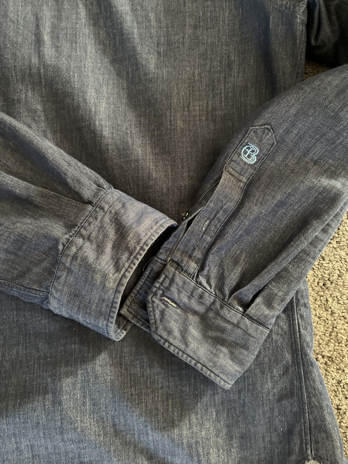 Lanvin Lanvin en bleu japanese selvedge denim shirt mens S Size US S / EU 44-46 / 1 - 13 Thumbnail