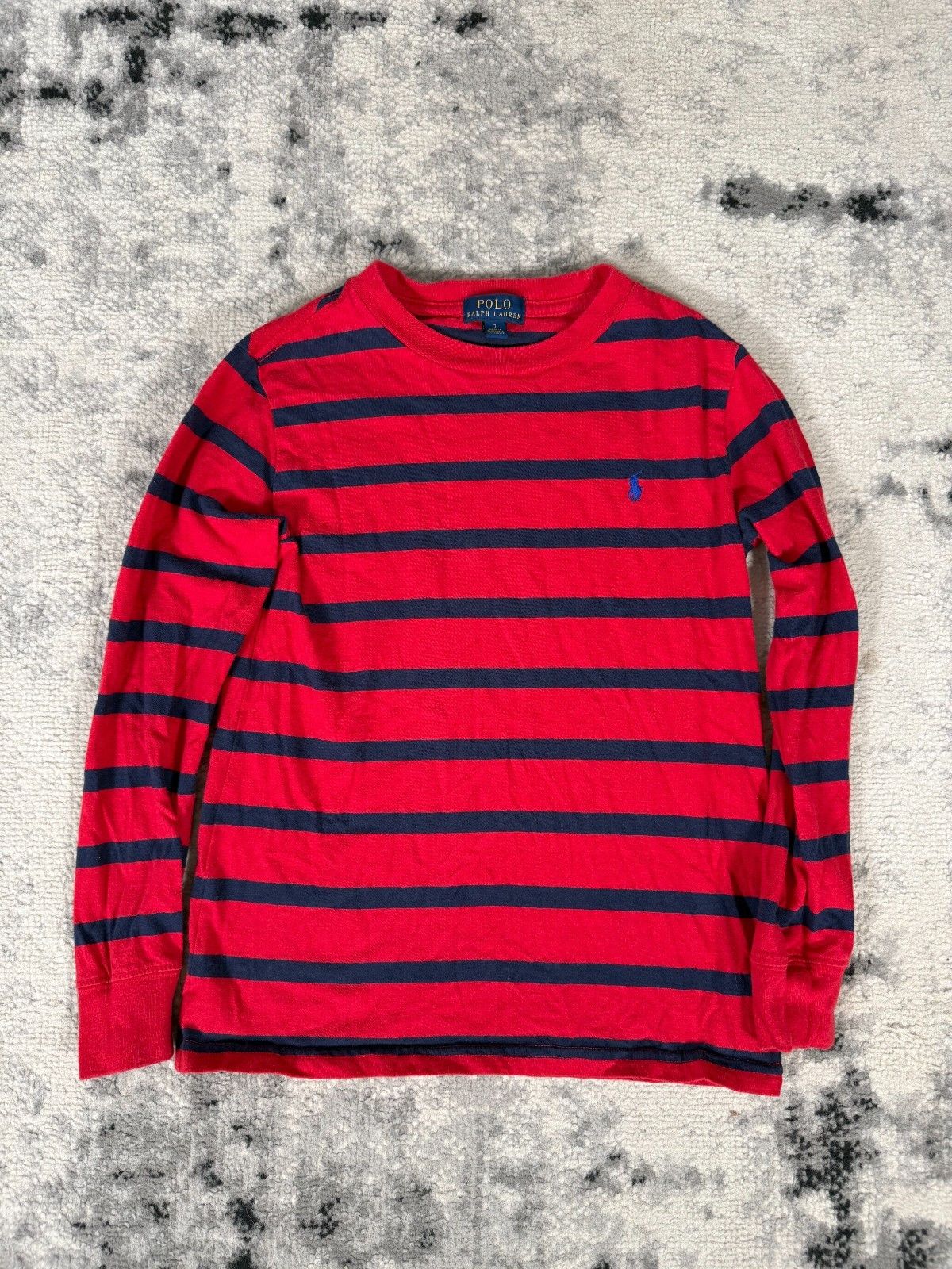 Polo Ralph Lauren Polo Ralph Lauren Kid's Stripped Long Sleeve T-Shirt Size US XXS / EU 40 - 1 Thumbnail
