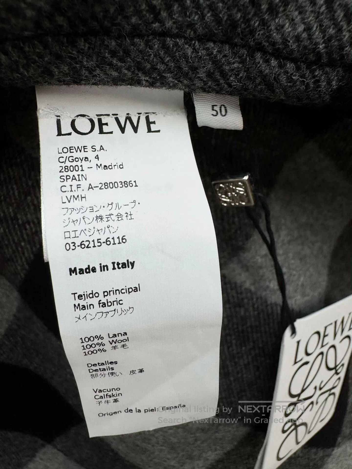 Loewe Loewe Wool Plaid Coat Shirt. Size US L / EU 52-54 / 3 - 6 Thumbnail