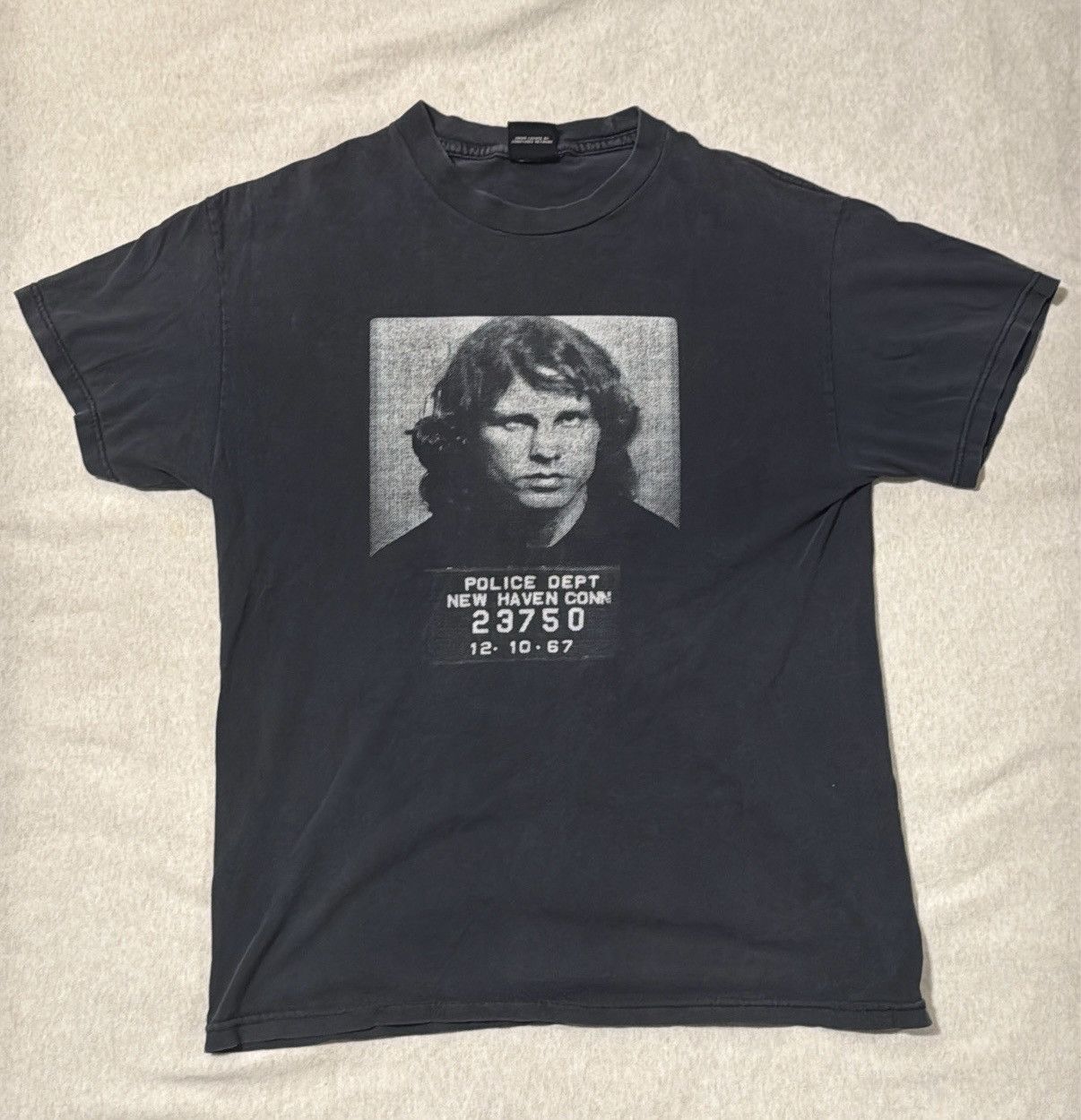 Vintage Vintage The Doors Jim Morrison 1967 Mugshot T-shirt Medium Size US M / EU 48-50 / 2 - 1 Thumbnail