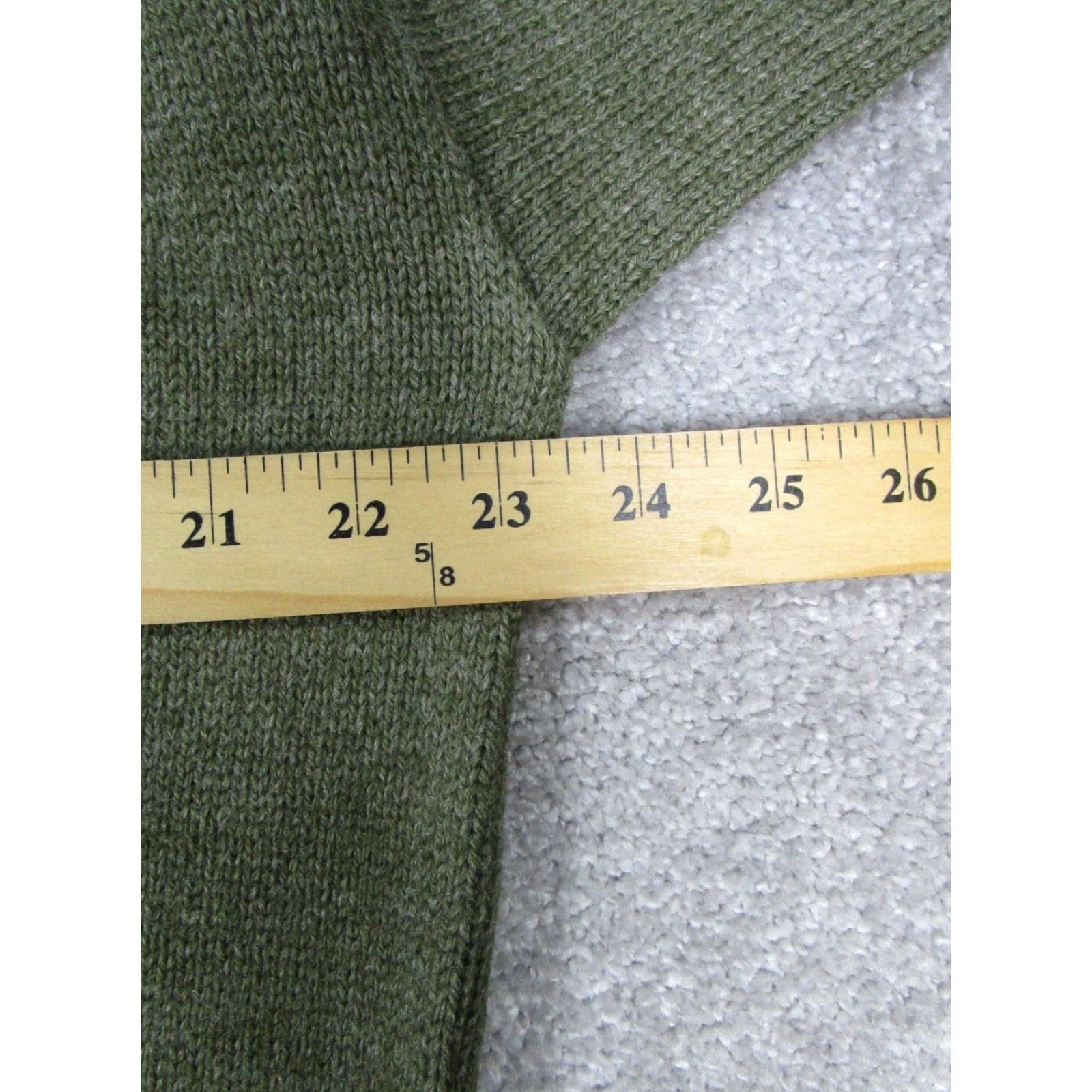 Vintage VINTAGE High Trek Mens XL Green Knit Hiking Pullover Sweater Mock Neck Long Sleeve Regular Fit N/A Size US XL / EU 56 / 4 - 6 Thumbnail