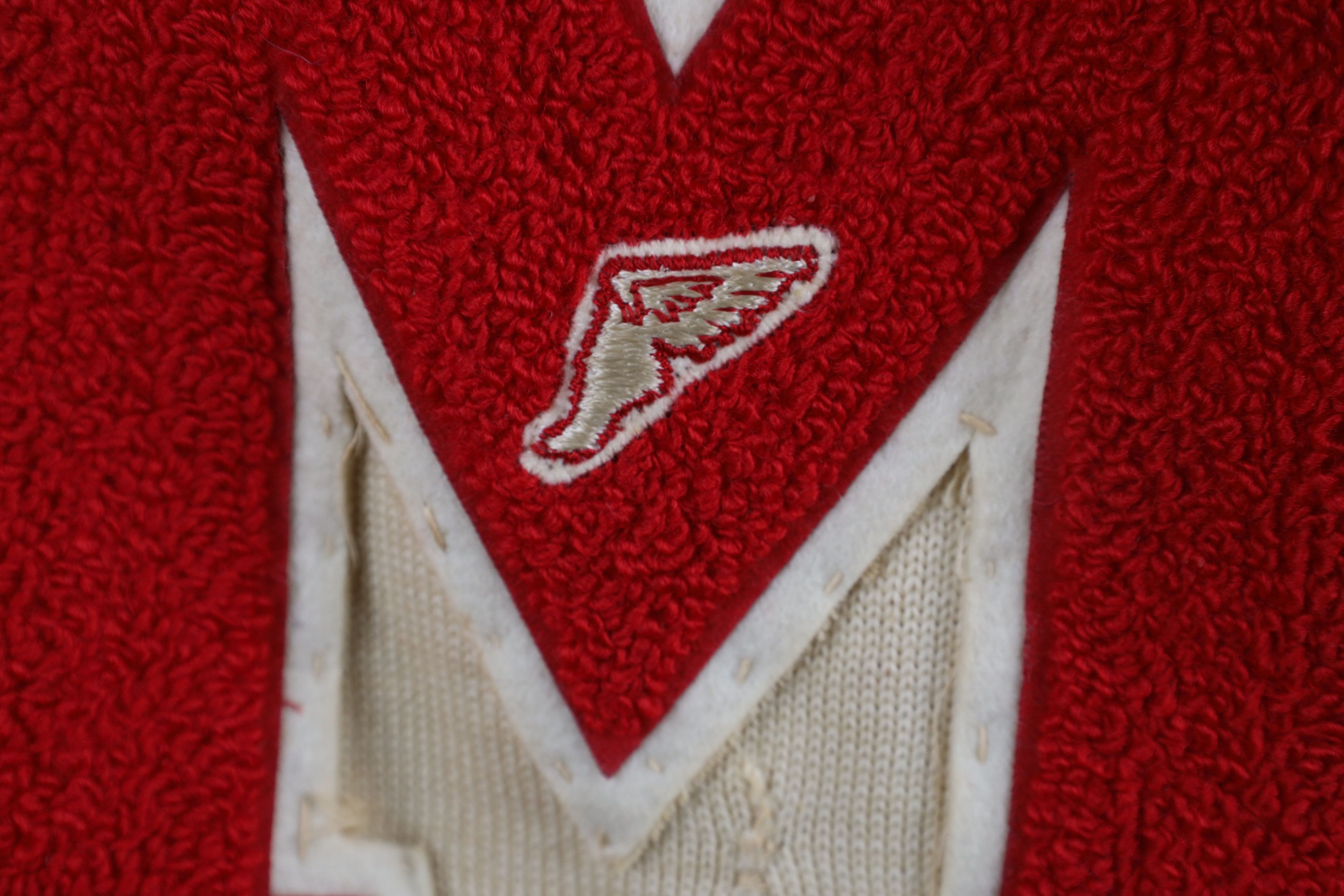 Vintage Vintage 50s Track Varsity Letterman Cardigan Sweater USA Size US L / EU 52-54 / 3 - 5 Thumbnail