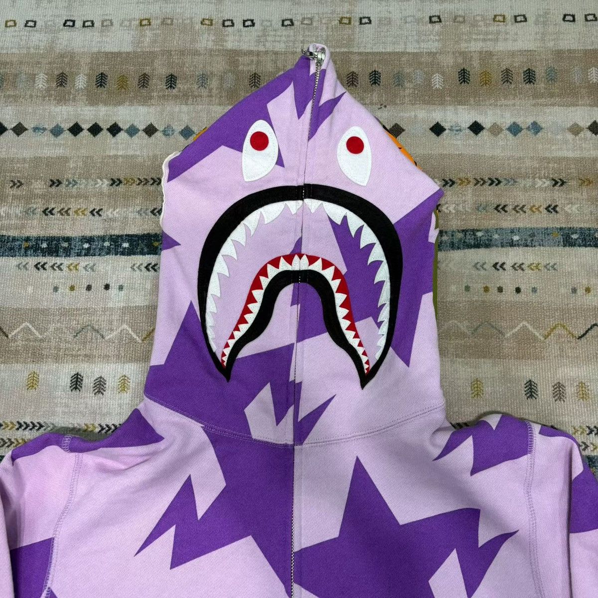 Bape CAMO SHARK FULL ZIP HOODIE Size US L / EU 52-54 / 3 - 3 Thumbnail