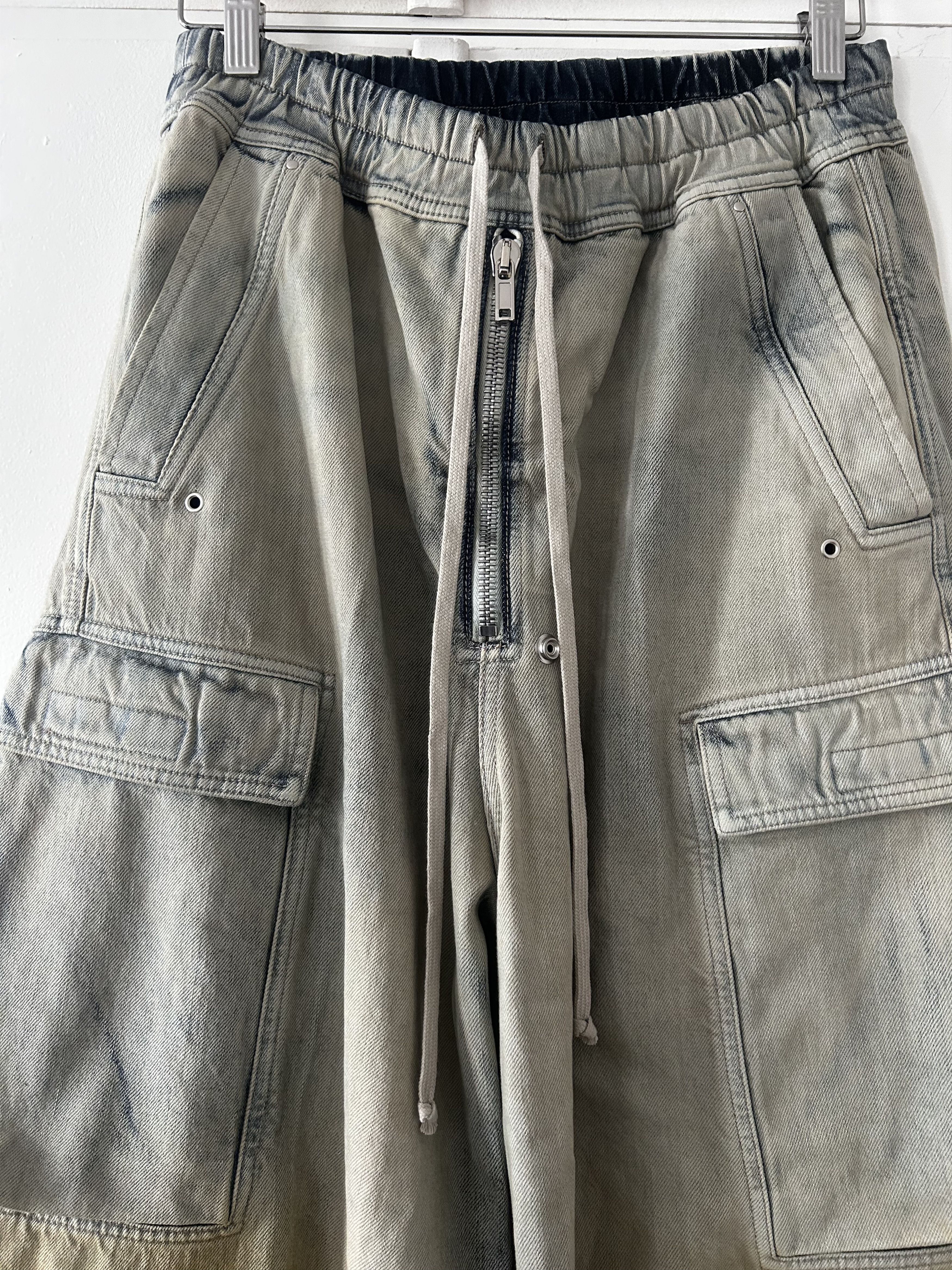Rick Owens Drkshdw Rick Owens Drkshdw double cargo bela ombré Size US 32 / EU 48 - 4 Thumbnail