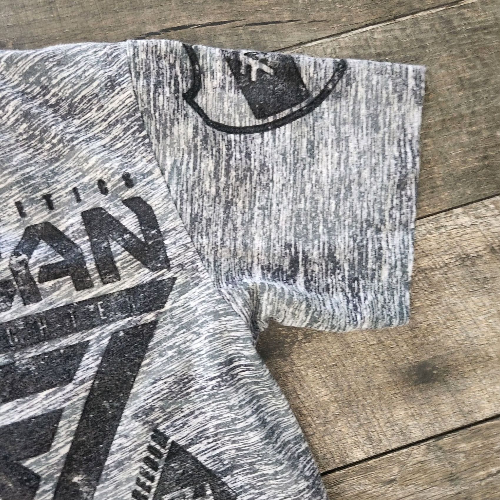 Vintage American Fighter T-Shirt Mens Small Gray Double-Sided AOP Tee Size US S / EU 44-46 / 1 - 4 Thumbnail