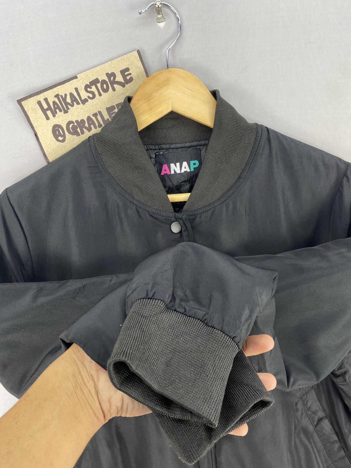 Japanese Brand Vintage Y2k Anap Big Logo Bomber Jacket Size US M / EU 48-50 / 2 - 9 Thumbnail