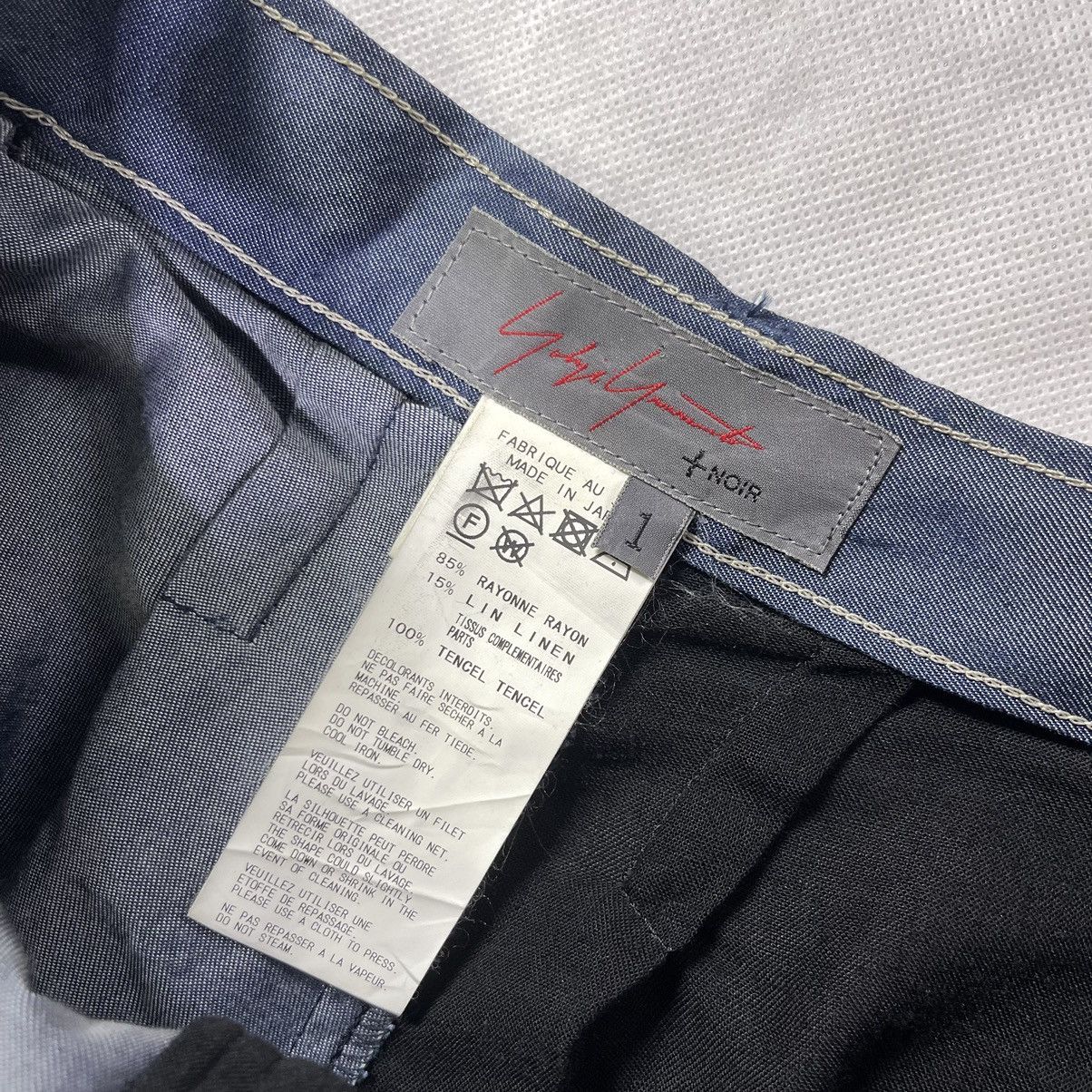 Yohji Yamamoto Rare! Yohji Yamamoto Split Denim Wide Asymmetrical Pant Size 28" / US 6 / IT 42 - 12 Thumbnail