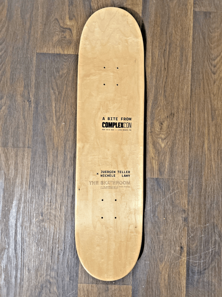 Rick Owens Michelle Lamy × Juergen Teller Skateboard Deck — Grill Print Size ONE SIZE - 2 Thumbnail