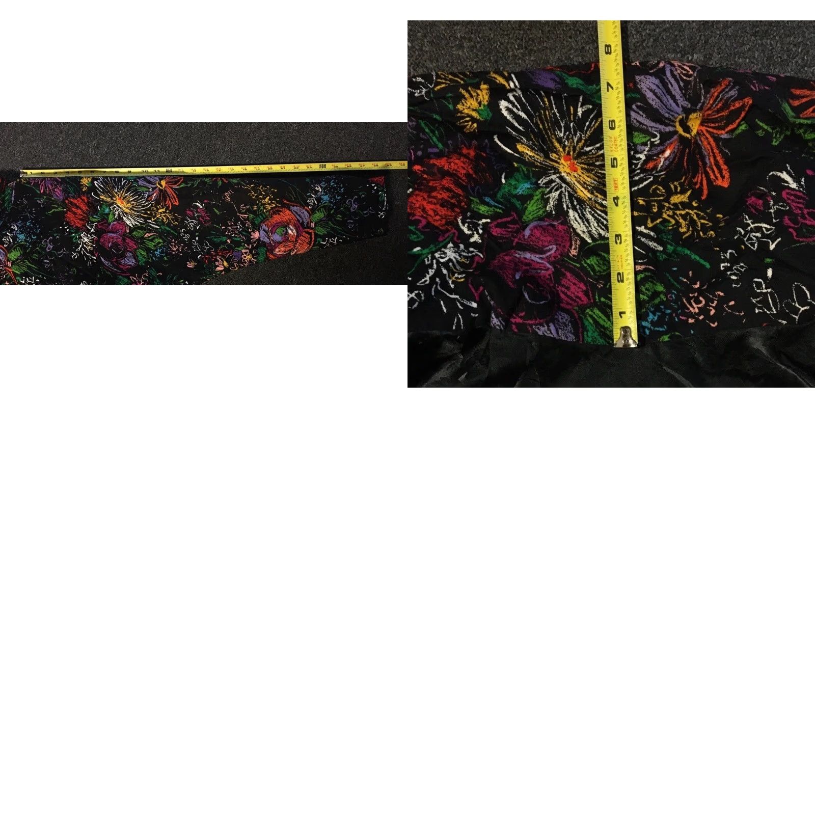 Vintage VINTAGE Vtg 80s Flower Abstract Art AOP Jacket L Boxy Vaporwave Surf Picasso Grunge 90s Size L / US 10 / IT 46 - 8 Thumbnail