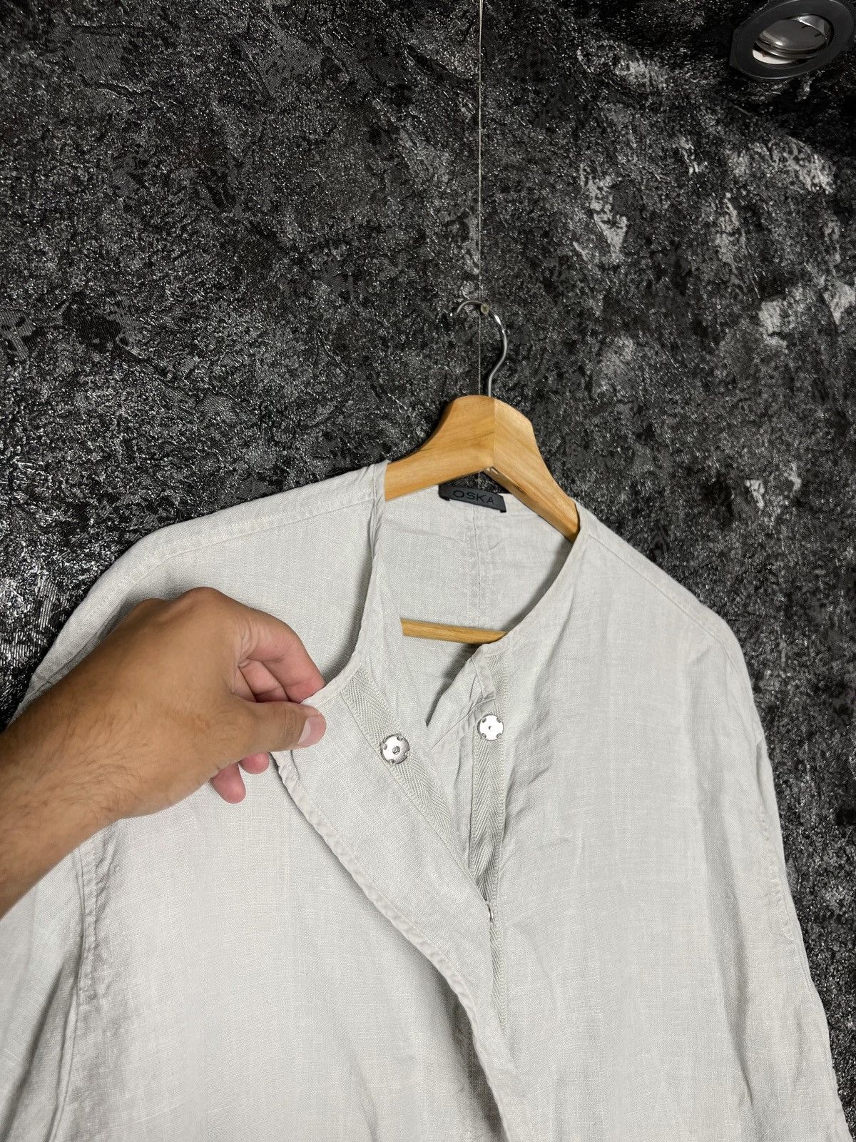 Annette Gortz × Designer Oska Ladies Avant-Garde Linen Blazer Jacket Size 0 Size S / US 4 / IT 40 - 5 Thumbnail