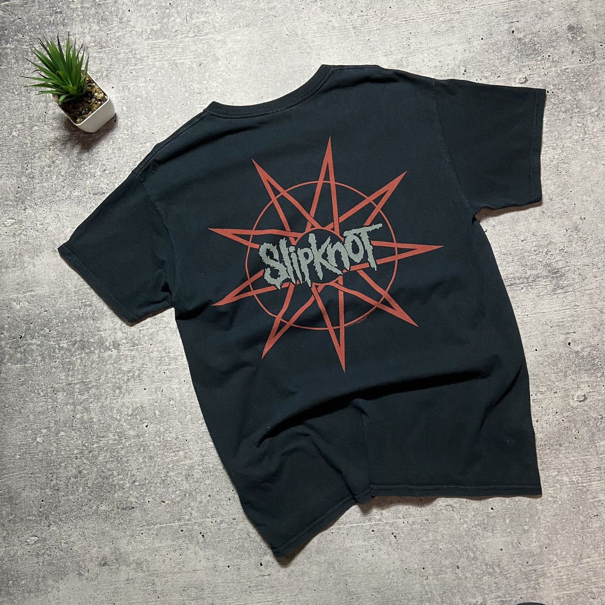 Band Tees × Slipknot × Vintage 📌 Vintage Slipknot 2014 Band T-Shirt Size US L / EU 52-54 / 3 - 2 Thumbnail