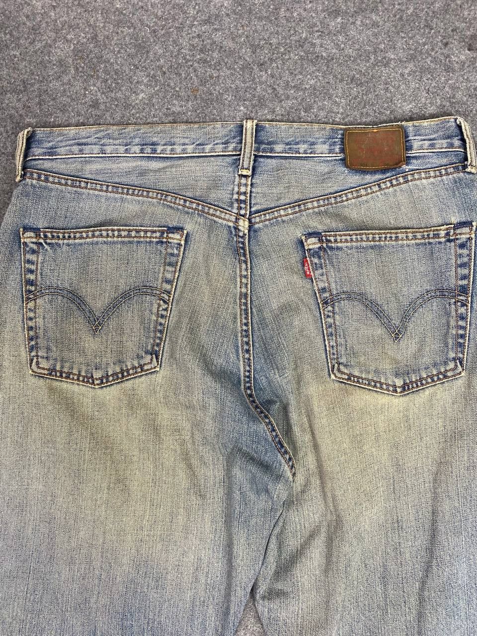 Levi's vintage levis 504 rusty distressed denim nice design Size US 37 - 3 Thumbnail
